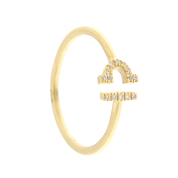 Anillo Oro 18k con Btes 0,8cts