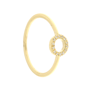 Anillo Oro 18k con Btes 0,8cts