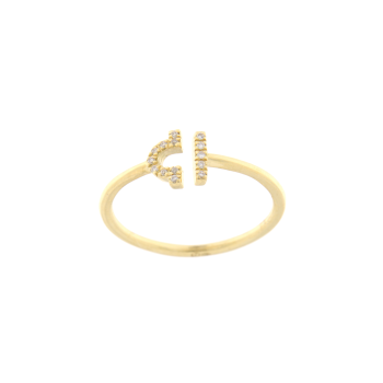 Anillo Oro 18k con Btes 0,8cts